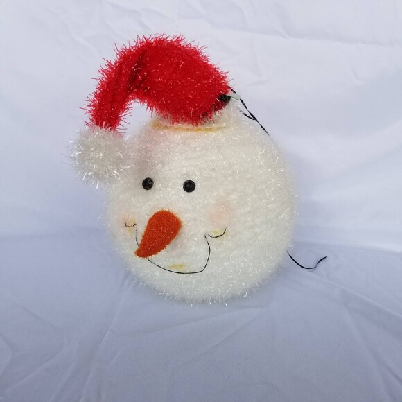 2 Hanging Snowman's Heads - Picture 3 of 6